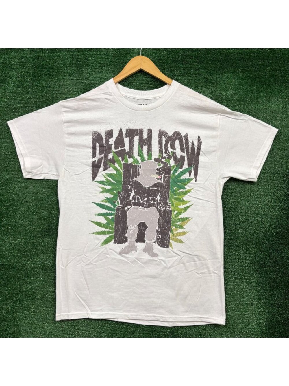 Death Row Records Electric Chair Gardening T-Shirt Size Large